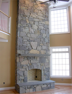 Manufactured Stone Fireplace